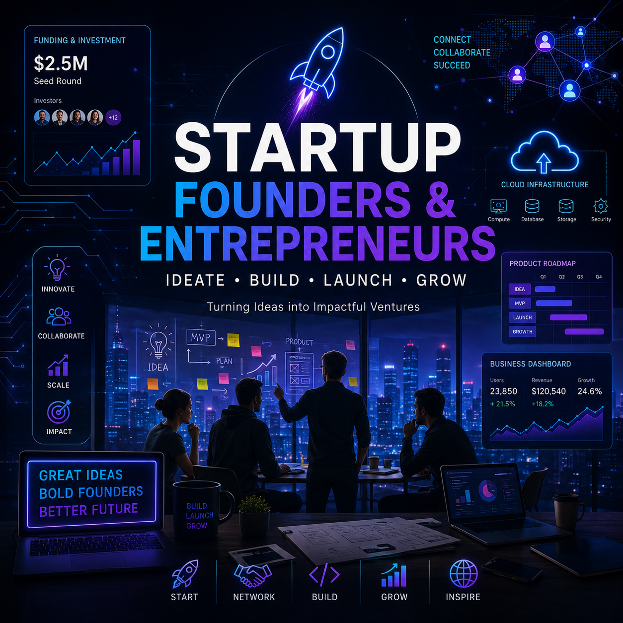 Startup Founders & Entrepreneurs